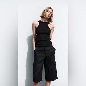 NWOT Zara cutout ribbed tank top